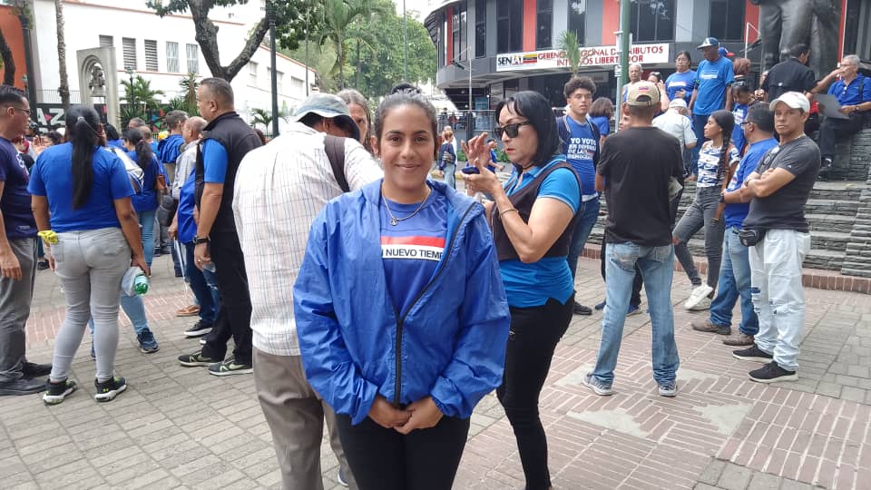 «Con la ley y con la Constitución» los militantes de UNT prometen defender el voto en Caracas hasta en los lugares más candentes