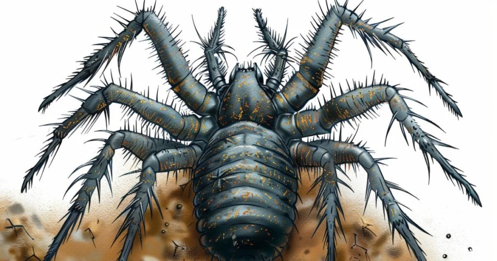 Descubren una impresionante araña con espinas que vivió hace 308 millones de años