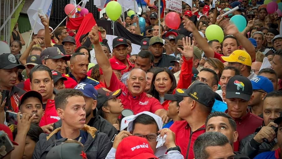 Diosdado Cabello desde Aragua: ¿Qué nos van a perdonar?