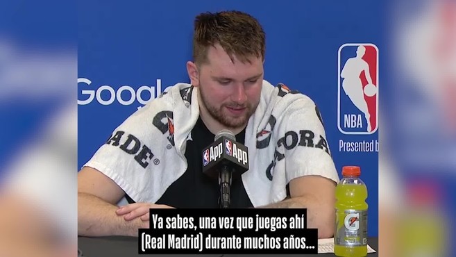 Doncic impone su ADN madridista y ganador en la NBA: "Cuando ganas con el Real Madrid, se queda contigo"