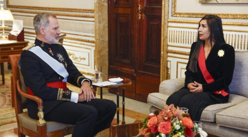 Gladys Gutiérrez entrega credenciales al rey Felipe VI como embajadora de Venezuela en España