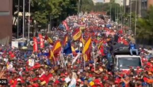 Maduro dice estar "orgulloso" tras "hermosa" marcha del 1M