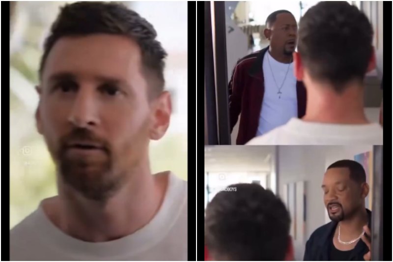 Messi alborotó las redes al hablar en inglés en spot de película de Will Smith (+Video)