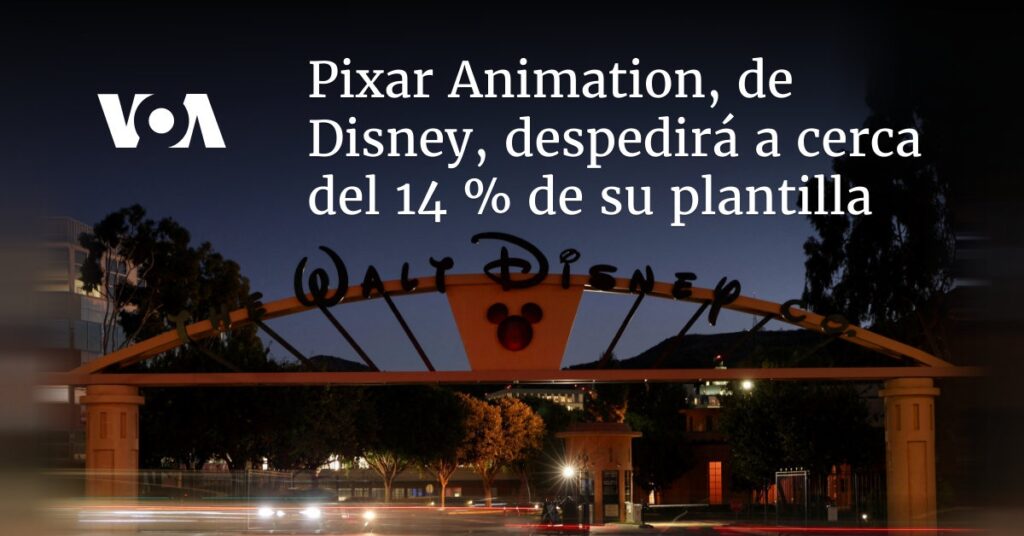 Pixar Animation, de Disney, despedirá a cerca del 14 % de su plantilla