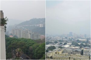 Reportan densa calima en Caracas este #3May debido al humo de los incendios forestales (+Fotos) (+Videos)