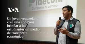Un joven venezolano crea una app para brindar a los estudiantes un transporte más económico