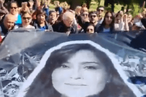 Venezolanos en Madrid exigen liberación de Rocío San Miguel a 100 días de su detención