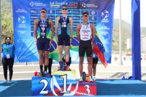 Venezuela obtuvo el bronce en Suramericano de Triatlón La Guaira 2024