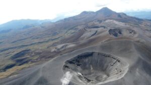 así está el comportamiento del volcán Puracé, en el suroccidente del país