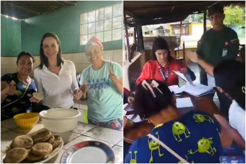 denuncian que el régimen de Maduro cerró local en Guárico donde María Corina Machado compró desayunos (+Video y fotos)