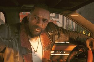 el personaje de Idris Elba se esconde en Night City antes de comenzar el DLC de Cyberpunk 2077