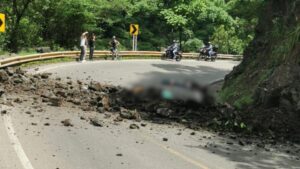 lesionado por desprendimiento de piedra en vía al Suroeste falleció en Envigado