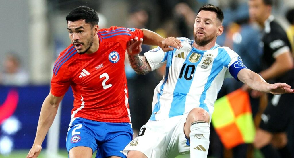 Argentina vence a Chile en Copa América y clasifica con gol de Lautaro Martínez