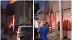 Bodega que sería, aparentemente, de suministros médicos queda en pérdida total por incendio en el norte de Barranquilla: esto se sabe
