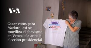 Cazar votos para Maduro, el arduo trabajo de las bases del chavismo en Venezuela a poco de la elección presidencial