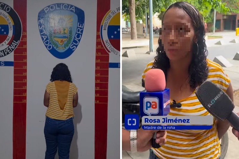 Detenida mujer en el estado Sucre por simular rapto de su hija