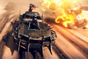 El mundo abierto de Mad Max puede ser muy repetitivo, pero destrozar coches a toda velocidad hace que merezca la pena