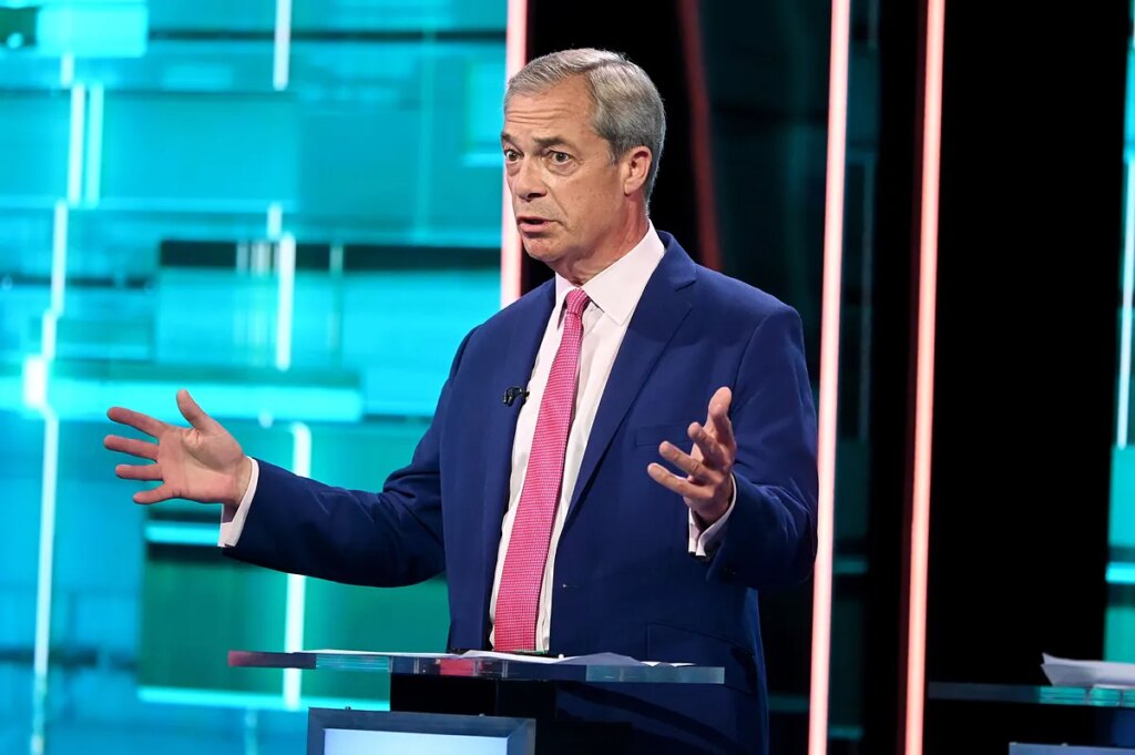El populista Nigel Farage adelanta por primera vez al Partido Conservador en las encuestas