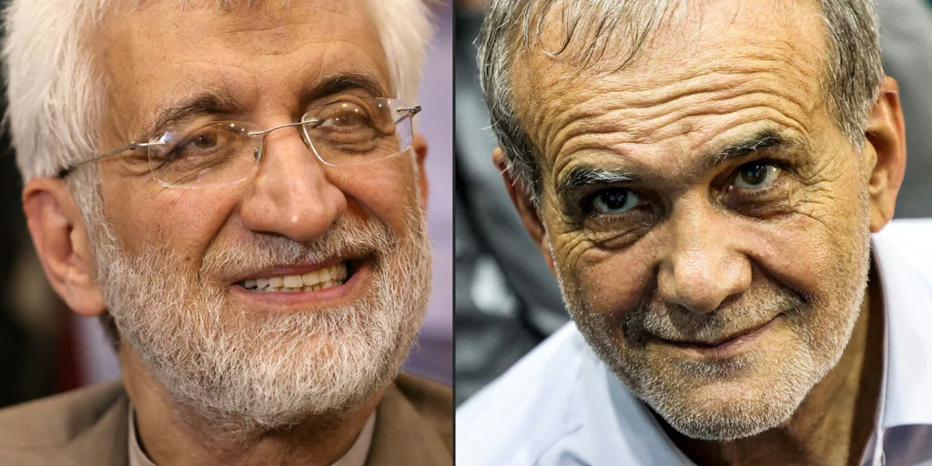 El reformista Pezeshkian y el ultraconservador Jalili encabezan el recuento en unas elecciones de Irán con baja participación