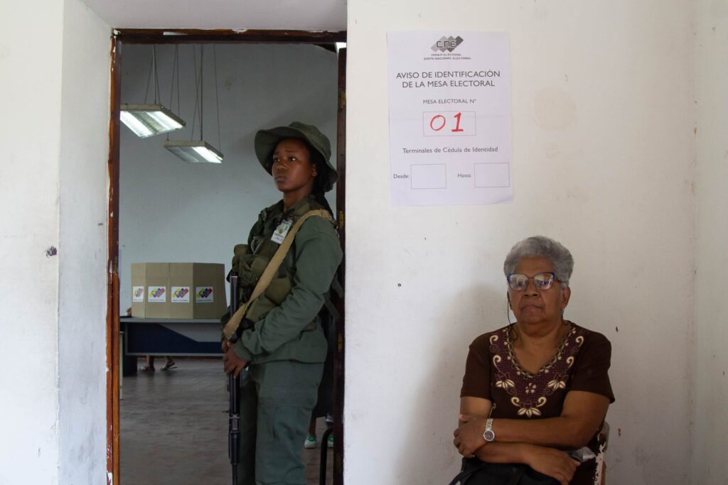 En Caracas el simulacro electoral fue una prueba para funcionarios