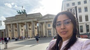 Estudiante de la Uniatlantico presentó obra en Alemania