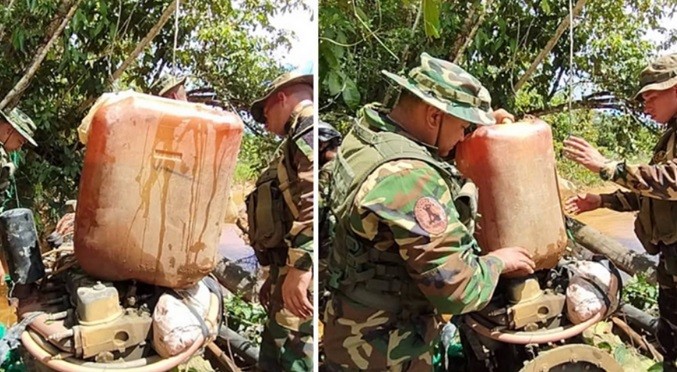 FANB incauta 400 litros de gasoil vinculados a la minería ilegal