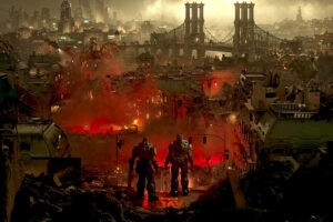 Gears of War E-Day promete ser muy loco y fiel hasta la médula a los juegos originales: destrucción total y nada de mundos abiertos