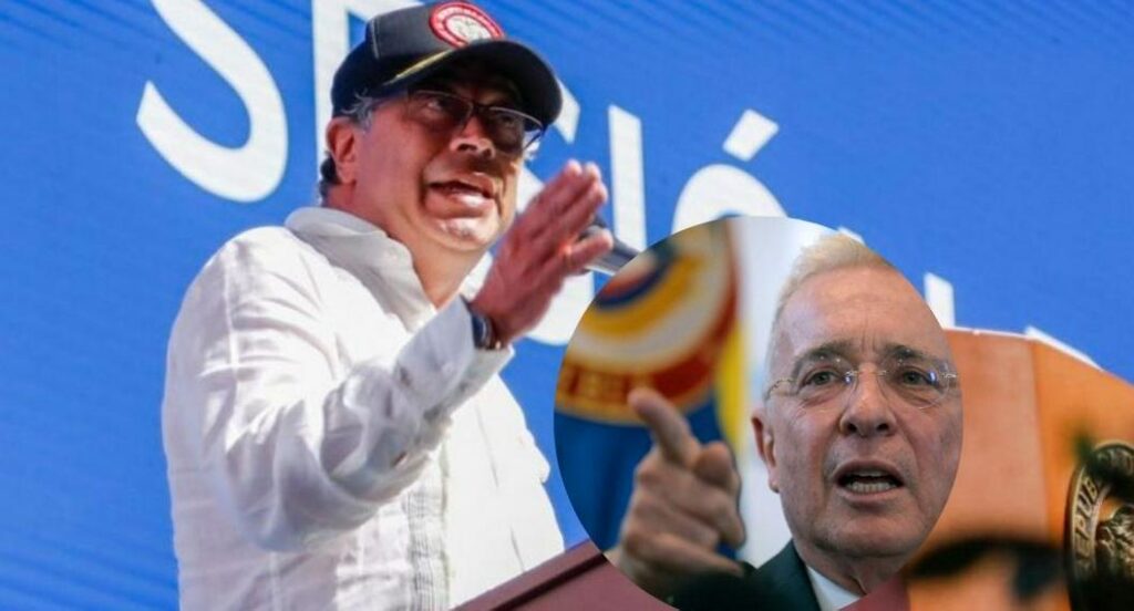 Gustavo Petro le responde a Uribe que lo habría señalado de "colega de bandidos"