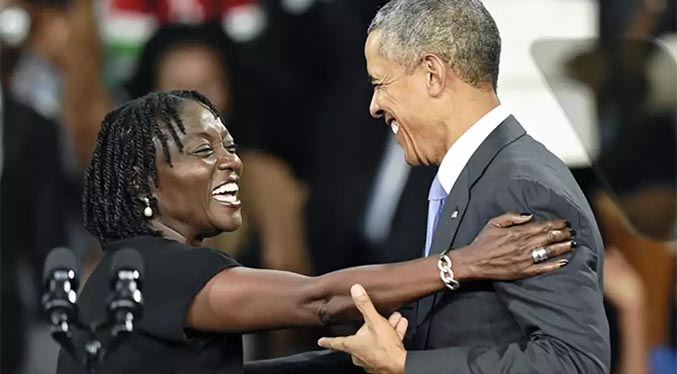 Hermana de Barack Obama atacada durante protesta en Kenia