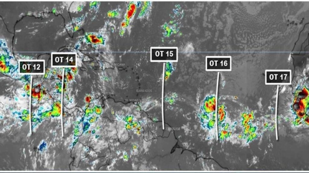 Inameh alertó sobre potencial ciclón tropical en los próximos días