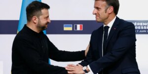 Macron anuncia más ayudas militares para Ucrania, con la perspectiva del inicio de las negociaciones de adhesión a la Unión Europea