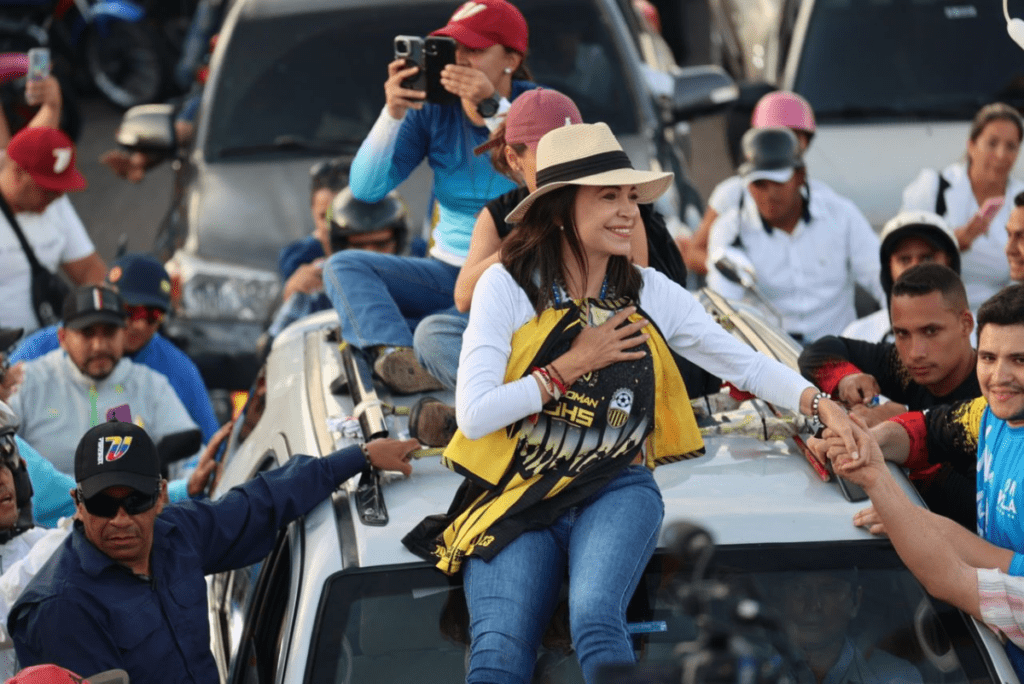 María Corina Machado en San Cristóbal
