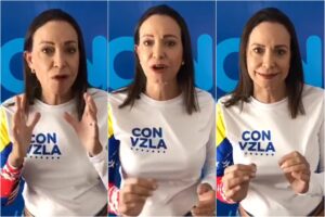 María Corina pidió a miembros de mesa para la presidencial comunicarse con el comando unitario (+Video)