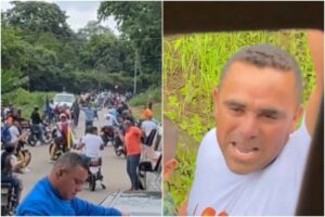 Régimen trancó carretera hacia Cojedes para evitar llegada de María Corina Machado y esto sucedió