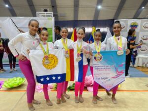 Rítmica guaireña culminó con jornada dorada en nacional base