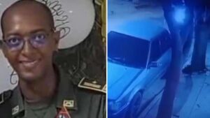 Se conoce el video del ataque sicarial en el que murió un policía tras recibir una bala perdida en Valledupar