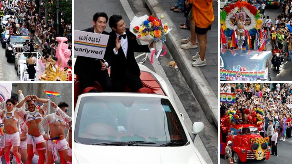 Tailandia celebra desfile del Orgullo LGTBI tras reconocer el matrimonio igualitario