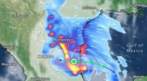 Tormenta tropical "Alberto" toca tierra en Tamaulipas y Veracruz