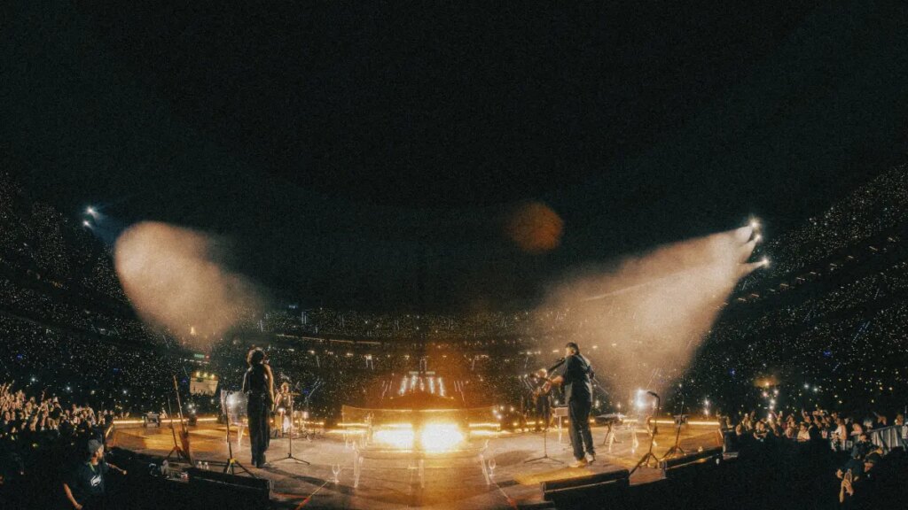 Tras tener toda la taquillera agotada, así se vivió el primer concierto de la gira mundial de Morat en el Estadio Cívitas Metropolitano de Madrid