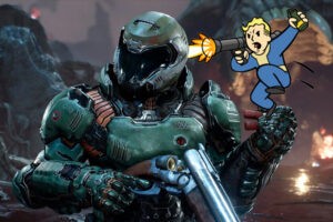 Vault-Tec de Fallout se coló en las instalaciones de DOOM (2016) y a muchos jugadores se nos pasó con tanta masacre de demonios