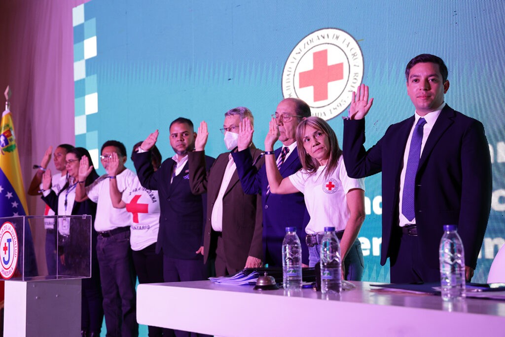 Voluntarios de todo el país eligen nueva junta de gobierno de la Cruz Roja Venezolana