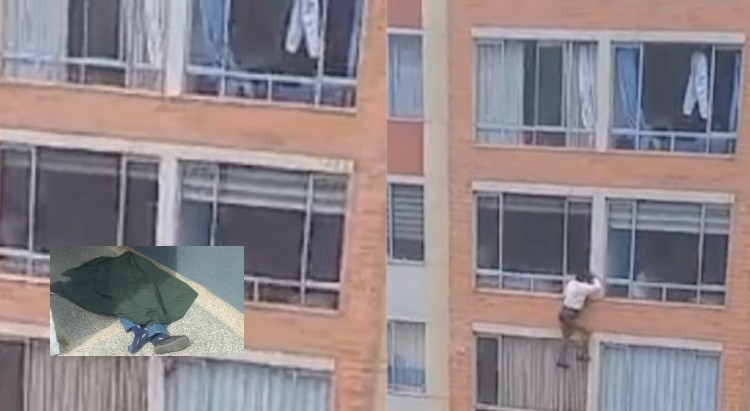 hombre tiró a su esposa de un piso 17