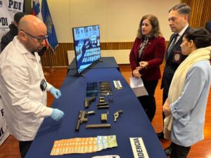 Operativo policial desarticula célula del Tren de Aragua en el sur de Chile