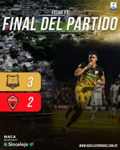 Águilas Doradas derrotó a Patriotas