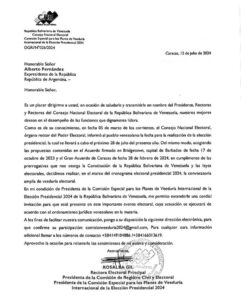Alberto Fernández no participará como veedor el #28Jul: El CNE lo invitó pero el gobierno de Maduro le pidió no hacerlo