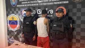 Aprehendido sujeto por tráfico de drogas