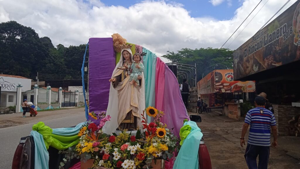 Arrancaron las festividades a la Virgen del Carmen en Guárico