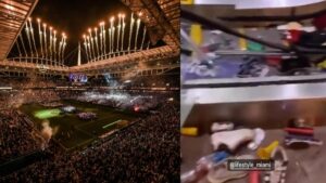 Así quedaron escaleras eléctricas del Hard Rock Stadium tras avalancha de colombianos y argentinos colándose en la final de la Copa América