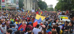 Así se muestra la concentración de la Plataforma Unitaria en Las Mercedes (+Fotos)