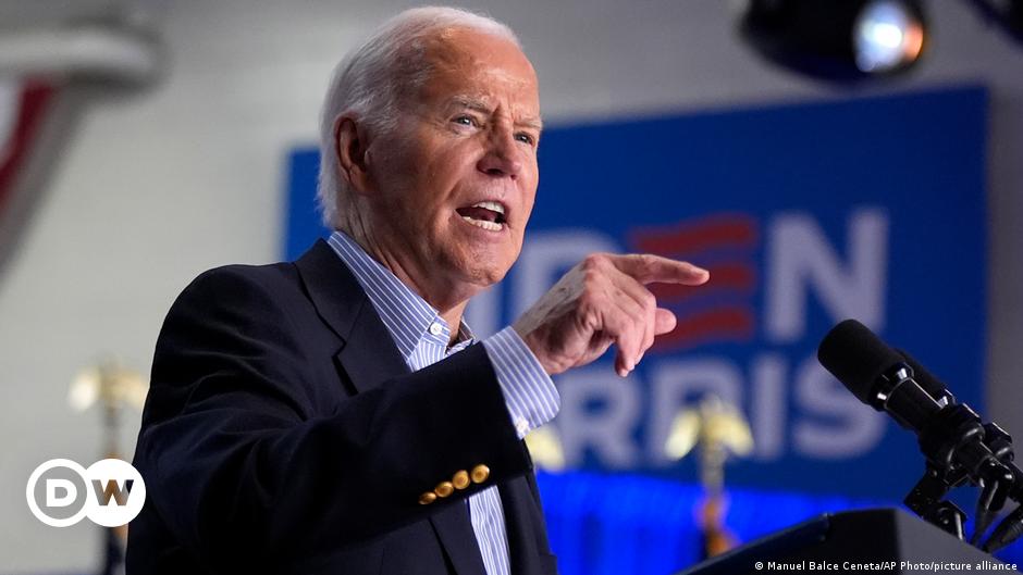 Biden afirma a demócratas que seguirá su lucha contra Trump – DW – 08/07/2024
